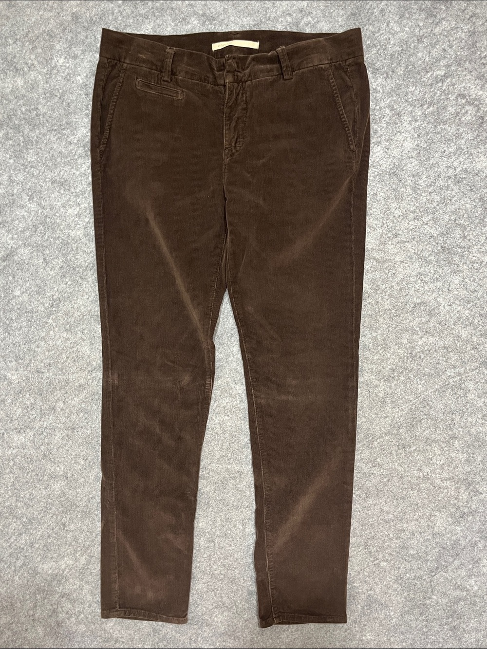 Vince Women’s Dark Brown Corduroy Trousers
